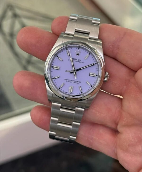 Rolex Oyster Perpetual 36 LAVANDA NUOVO 2025 Luglio Italia full set con documenti