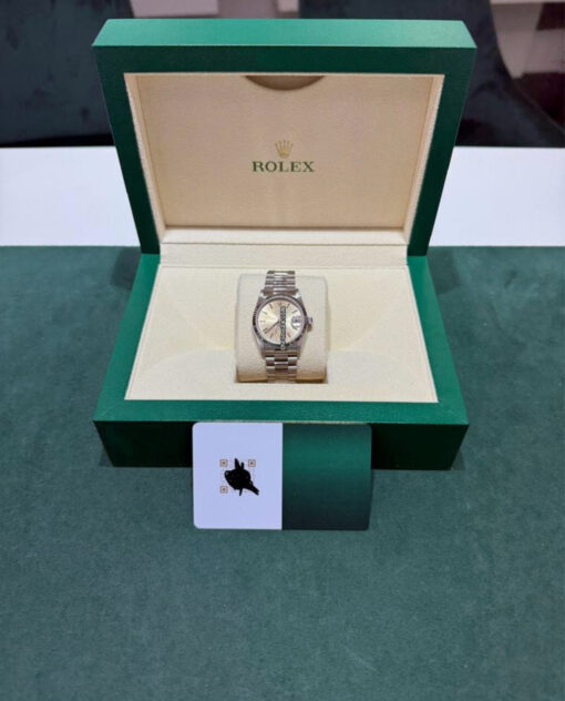 Rolex Datejust 31 del 1988 oro bianco service Rolex in garanzia fino al 2027 top condition - Image 2