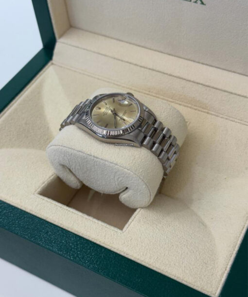 Rolex Datejust 31 del 1988 oro bianco service Rolex in garanzia fino al 2027 top condition - Image 4
