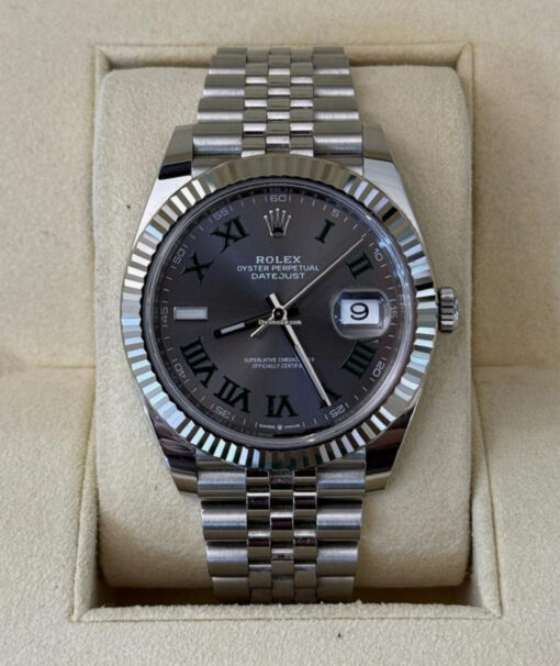 Rolex Datejust 41 Wimbledon del 2020 Jubilee full set top condition con documenti e scatola