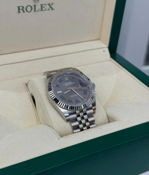 Rolex Datejust 41 Wimbledon del 2020 Jubilee full set top condition con documenti e scatola - Image 3
