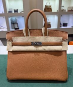 Hermès Birkin 25 retourne veau togo noir stampa B MAI INDOSSATA 2024 colore nera hardware palladio full set con scontrino ufficiale Hermès pellicole stickers ovunque