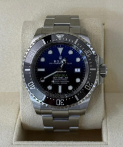Rolex Sea-Dweller Deepsea NUOVO d-blue parziali pellicole del 2022 Italia full set James Cameron