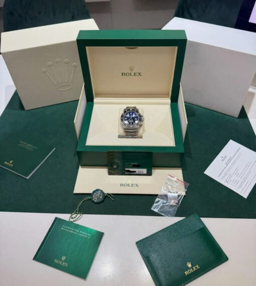 Rolex Sea-Dweller Deepsea NUOVO d-blue parziali pellicole del 2022 Italia full set James Cameron - Image 2