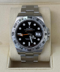 Rolex Explorer II 42mm nero mai indossato del 2021 Italia full set con documenti e scatola Rolex