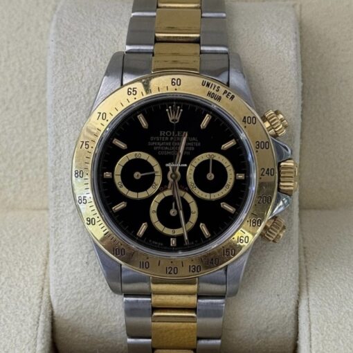 Rolex Daytona Zenith nero del 1994 full set top condition acciao oro con documenti e scatola