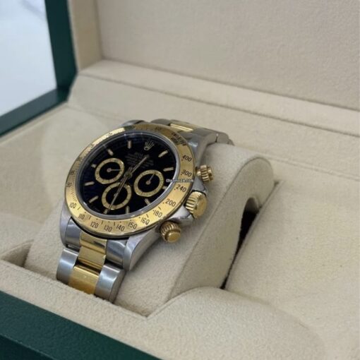 Rolex Daytona Zenith nero del 1994 full set top condition acciao oro con documenti e scatola - Image 4