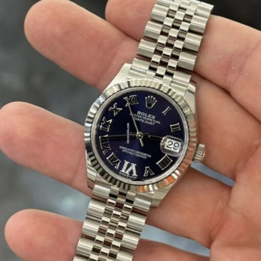 Rolex Datejust 31 NUOVO 2025 quadrante purple aubergine in diamanti ore 6 Jubilee full set - Image 5