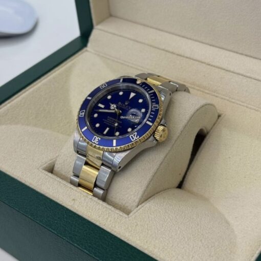 Rolex Submariner Date blu acciaio oro giallo del 1995 Italia full set top condition - Image 3