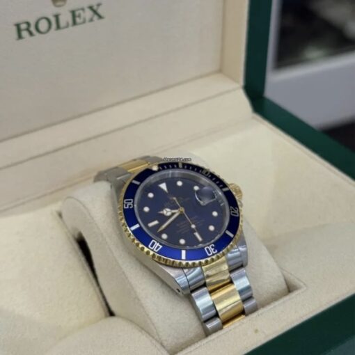 Rolex Submariner Date blu acciaio oro giallo del 1995 Italia full set top condition - Image 4