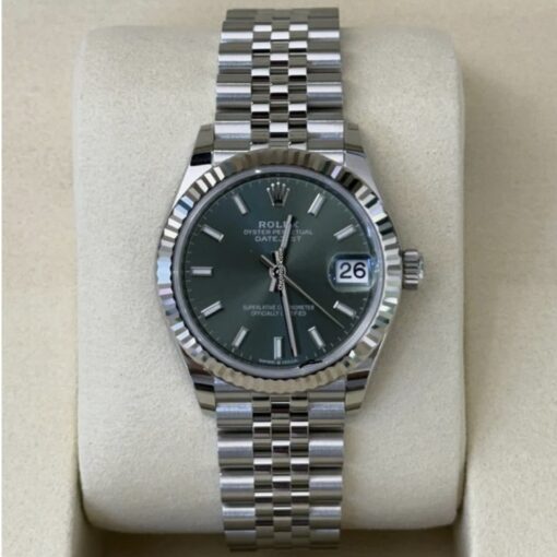 Rolex Datejust 31 NUOVO 2025 Jubilee green verde menta full set con documenti e scatola
