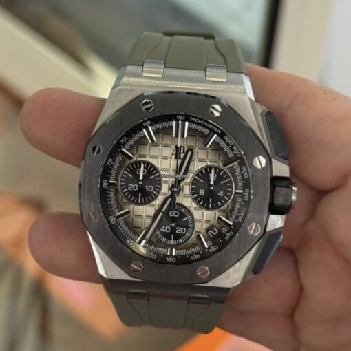 Audemars Piguet Royal Oak Offshore Chronograph 43mm smoked dial ( taupe ) del 2023 full set top condition - Image 5