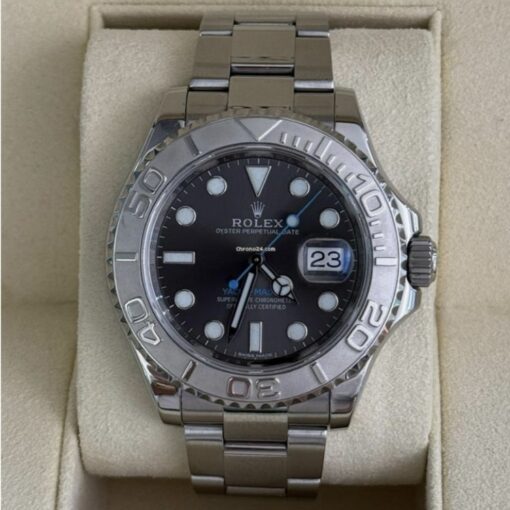 Rolex Yacht-Master 40 rhodium del 2018 Italia full set top condition con documenti e scatola