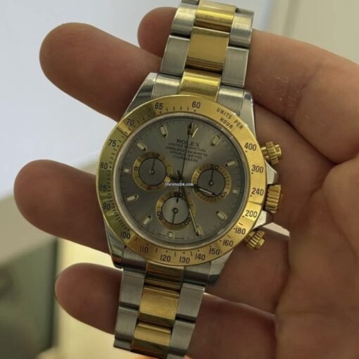Rolex Daytona quadrante grey dial ( rhodium silver ) del 2004 Italia full set top condition - Image 4