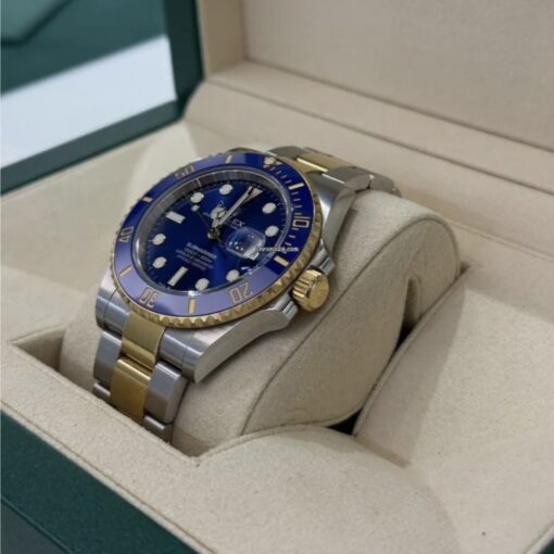 Rolex Submariner Date blu del 2022 Italia full set acciaio oro top condition con documenti - Image 4