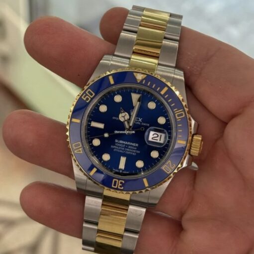 Rolex Submariner Date blu del 2022 Italia full set acciaio oro top condition con documenti - Image 5