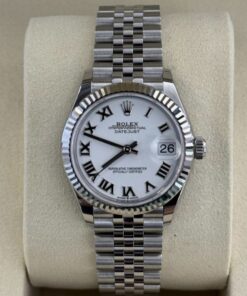 Rolex Datejust 31 NUOVO 2025 Jubilee Bianco White full set con documenti e scatola
