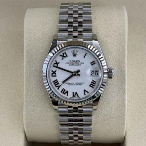 Rolex Datejust 31 NUOVO 2025 Jubilee Bianco White full set con documenti e scatola