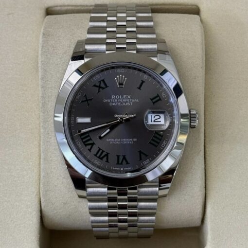 Rolex Datejust 41 Wimbledon jubilee NUOVO 2025 Luglio full set con documenti e scatola