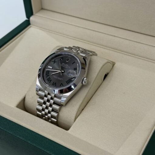 Rolex Datejust 41 Wimbledon jubilee NUOVO 2025 Luglio full set con documenti e scatola - Image 3