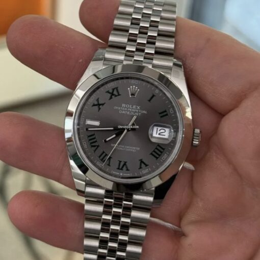 Rolex Datejust 41 Wimbledon jubilee NUOVO 2025 Luglio full set con documenti e scatola - Image 5