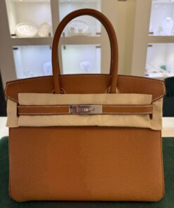 Hermès Birkin 30 retourne veau togo gold stampa seriale K Nuova 2025 color ( gold )