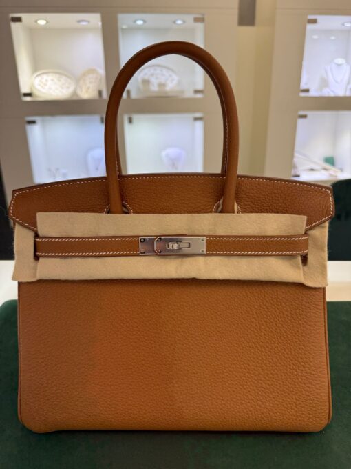 Hermès Birkin 30 retourne veau togo gold stampa seriale K Nuova 2025 color ( gold )