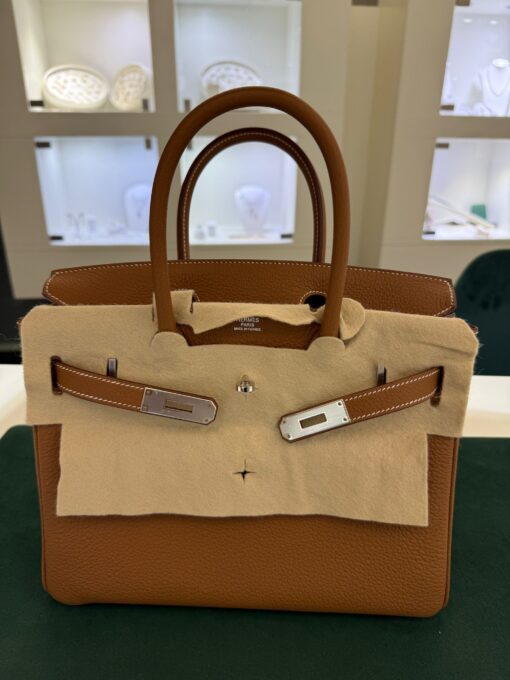 Hermès Birkin 30 retourne veau togo gold stampa seriale K Nuova 2025 color ( gold ) - Image 6