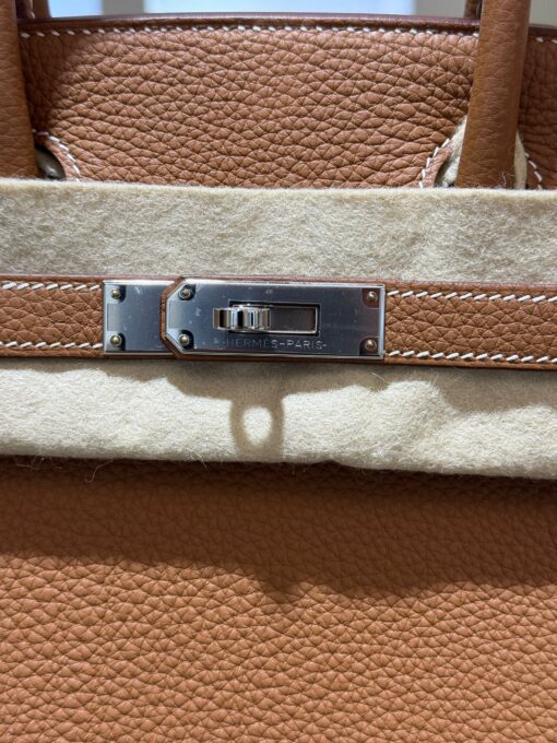Hermès Birkin 30 retourne veau togo gold stampa seriale K Nuova 2025 color ( gold ) - Image 7