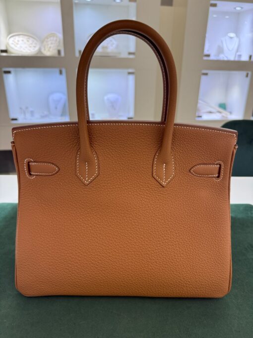 Hermès Birkin 30 retourne veau togo gold stampa seriale K Nuova 2025 color ( gold ) - Image 9