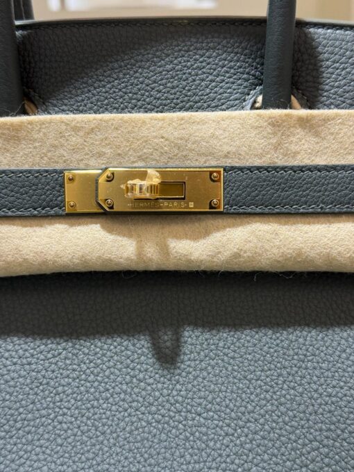 Hermès Birkin 30 retourne veau togo stampa seriale K Nuova 2025 color ( verde ) - Image 7