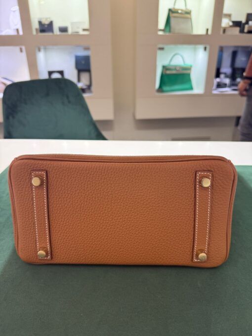 Hermès Birkin 25 retourne veau togo gold stampa K NUOVA 2025 colore gold hardware Dorato full set - Image 6
