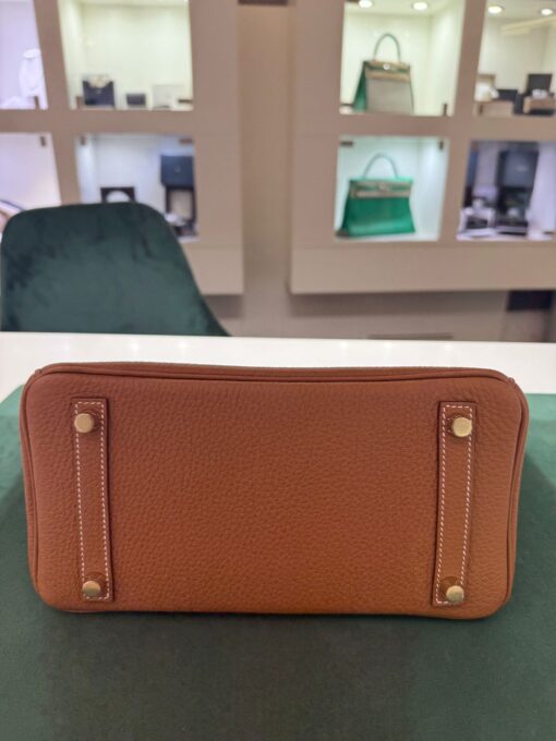 Hermès Birkin 25 retourne veau togo gold stampa K NUOVA 2025 colore gold hardware Dorato full set - Image 10