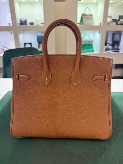 Hermès Birkin 25 retourne veau togo gold stampa K NUOVA 2025 colore gold hardware Dorato full set - Image 11