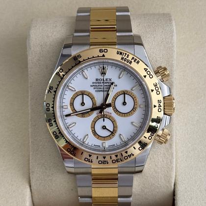 Rolex Daytona white bianco NUOVO 2025 acciaio oro Italia full set con documenti e scatola Rolex