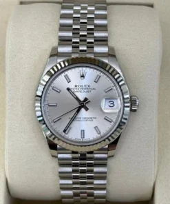 Rolex Datejust 31 NUOVO 2025 Settembre Jubilee argentè argento full set con documenti e scatola