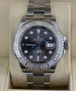 Rolex Yacht-Master 40 Rhodium platino NUOVO 2025 full set con documenti e scatola Rolex