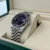 Rolex Datejust 36 NUOVO Jubilee 2025 quadrante viola aubergine con diamanti ore 6 e 9 full set