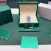 Rolex Datejust 36 NUOVO Jubilee 2025 quadrante viola aubergine con diamanti ore 6 e 9 full set