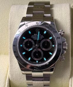 Rolex Daytona cosmograph CHROMALIGHT nero del 2014 full set top condition documenti e scatola