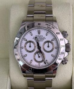 Rolex Daytona Cosmograph white bianco APH del 2010 Italia chiusura lunga full set top condition