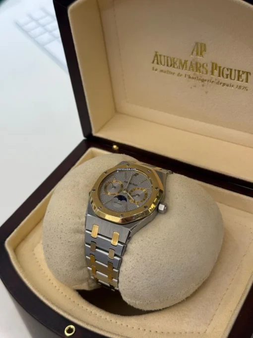 Audemars Piguet Royal Oak Day-Date 36mm moonphase steel gold con scatola Audemars Piguet - Image 6