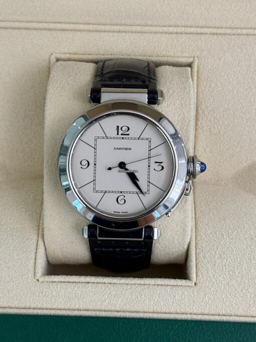 Cartier Pasha 42mm manufacture automatic del 2009 full set top condition con documenti e scatola - Image 3