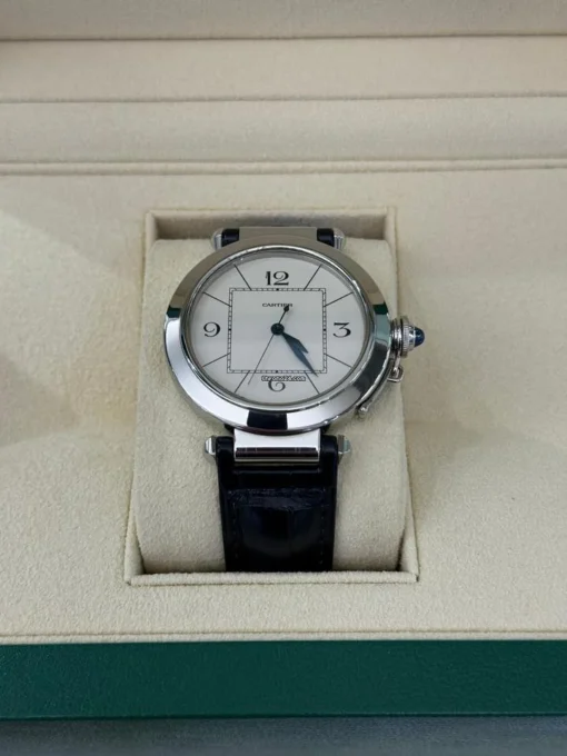 Cartier Pasha 42mm manufacture automatic del 2009 full set top condition con documenti e scatola - Image 4