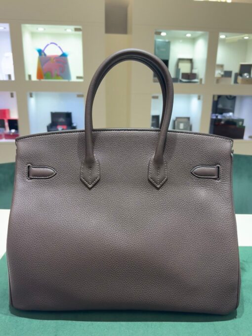 Hermès Birkin 35 retourne veau togo stampa seriale B Nuova 2025 Colore: “Ébène” - Image 5