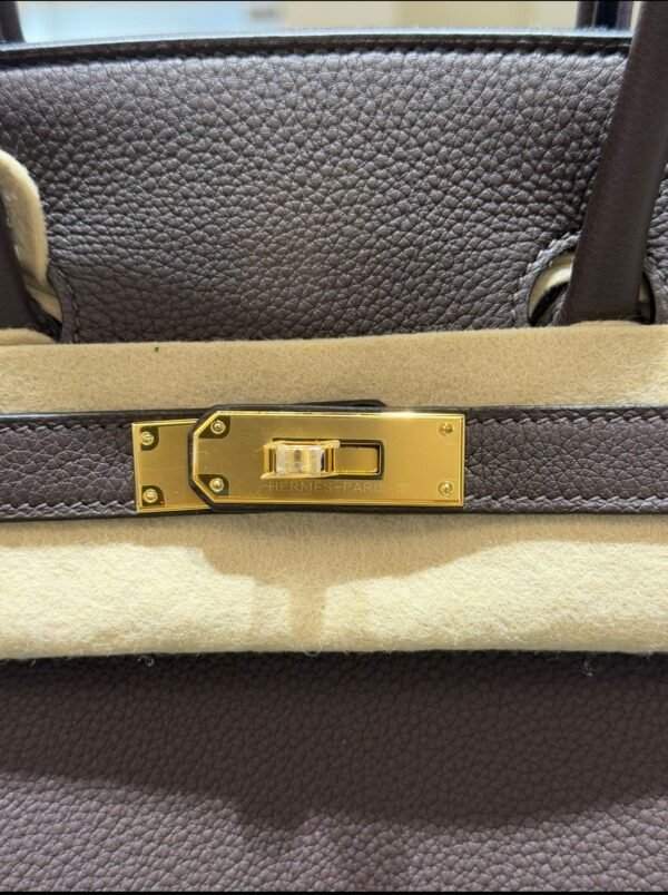 Hermès Birkin 35 retourne veau togo stampa seriale B Nuova 2025 Colore: “Ébène”