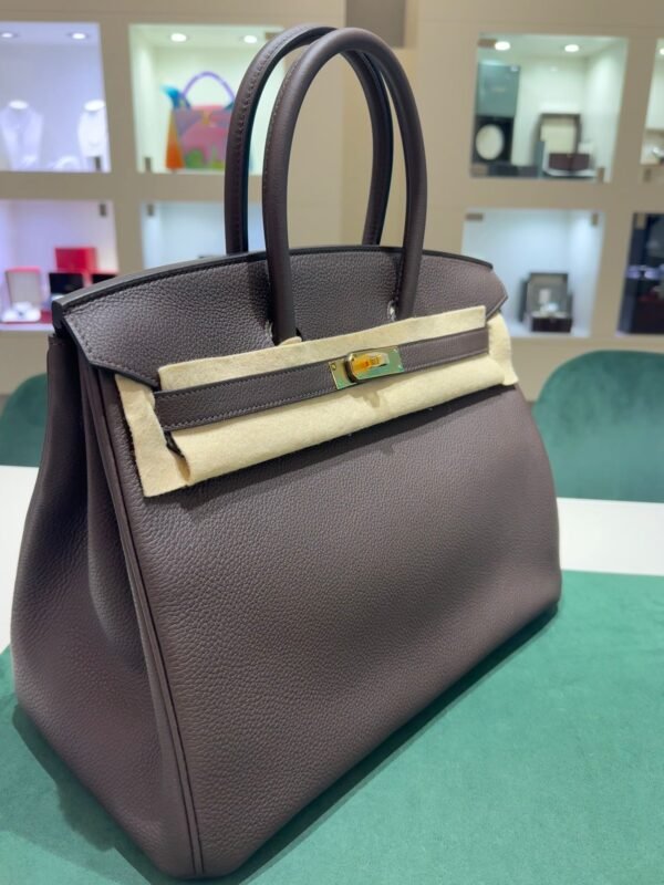 Hermès Birkin 35 retourne veau togo stampa seriale B Nuova 2025 Colore: “Ébène”