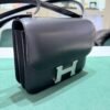 Hermes Sac Constance Mini 18 mirro NUOVA 2025 Ottobre pellame veau box ( box calf) hardware palladio color noir nero