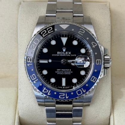 Rolex GMT-Master II Batman New model del 2021 full set excellent condition con documenti scatola