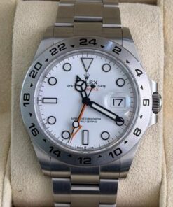 Rolex Explorer II white bianco del 2023 Italia excellent condition full set con documenti